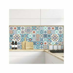 Tiles Azulejos Antibes 60 db-os falmatrica szett, 10 x 10 cm - Ambiance kép