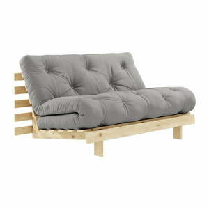 Roots szürke kinyitható kanapé 140 cm - Karup Design kép