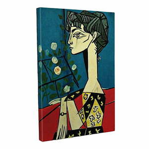 Vászon fali kép Pablo Picasso Jacqueline with Flowers másolat, 30 x 40 cm kép