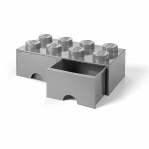 Szürke 2 fiókos tárolódoboz - LEGO® kép
