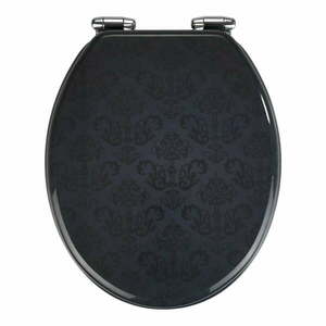 Bellevue sötétszürke WC-ülőke, könnyen lecsukható, 42, 5 x 35, 5 cm - Wenko kép