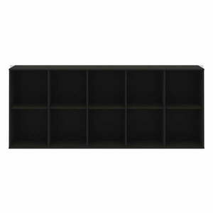 Fekete moduláris polcrendszer 169x69 cm Mistral Kubus - Hammel Furniture kép