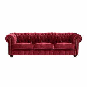 Norwin Velvet piros kanapé, 200 cm - Max Winzer kép