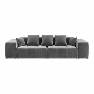 Szürke bársony kanapé 320 cm Rome Velvet - Cosmopolitan Design kép