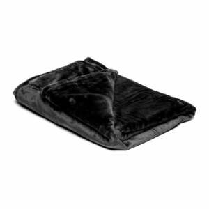 Fekete mikroplüss takaró, 150 x 200 cm - My House kép