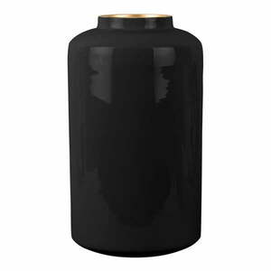 Grand fekete zománcozott váza, magasság 33 cm - PT LIVING kép