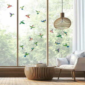 Ablakmatrica szett 20 db-os 40x60 cm Hummingbirds – Ambiance kép
