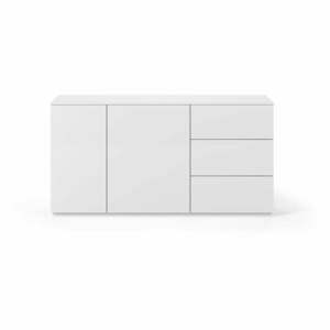 Fehér komód ajtókkal és fiókokkal, 160 x 84 cm Join - TemaHome kép