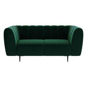 Shel sötétzöld bársony kanapé , 170 cm - Ghado kép