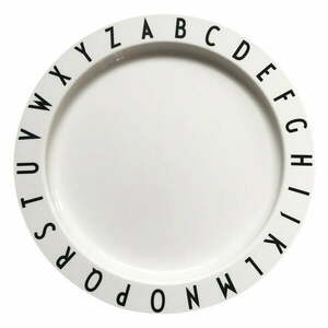 Eat & Learn fehér gyerektányér, ø 20 cm - Design Letters kép