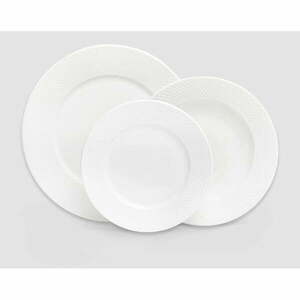 Imperio 6 db-os fehér porcelán tányér szett - Bonami Essentials kép