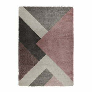 Zula rózsaszín-szürke szőnyeg, 120 x 170 cm - Flair Rugs kép