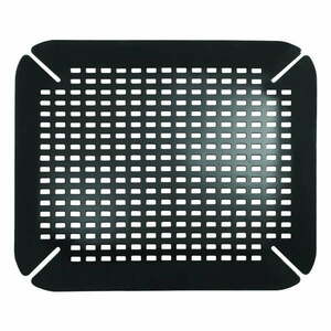 Contour fekete mosogató alátét, 35 x 41 cm - iDesign kép