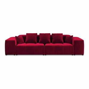 Piros bársony kanapé 320 cm Rome Velvet - Cosmopolitan Design kép