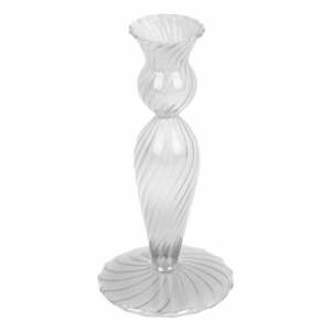 Swirl üveg gyertyatartó, magasság 17 cm - PT LIVING kép