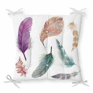 Feathers pamut keverék székpárna, 40 x 40 cm - Minimalist Cushion Covers kép
