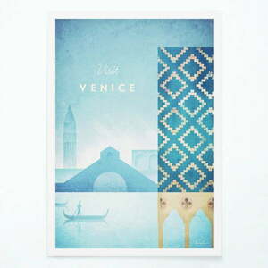 Poszter Venice, 30x40 cm - Travelposter kép