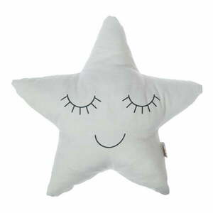 Pillow Toy Star világosszürke pamutkeverék gyerekpárna, 35 x 35 cm - Mike & Co. NEW YORK kép
