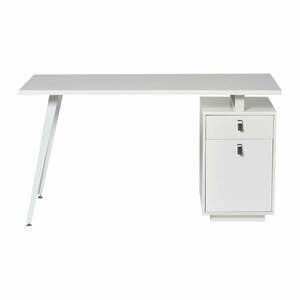 Rudy fehér íróasztal, 140 x 60 cm - Marckeric kép