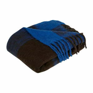 Kék-barna takaró 200x140 cm Inlet - Hübsch kép