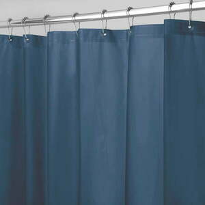 PEVA kék zuhanyfüggöny, 183 x 183 cm - iDesign kép