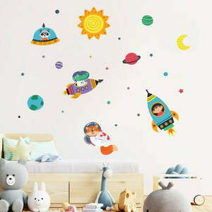 Space dekorációs gyerek falmatrica - Ambiance kép