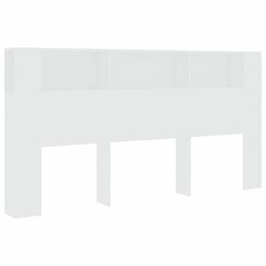 vidaXL fehér áthidaló szekrény 200x18, 5x104, 5 cm kép