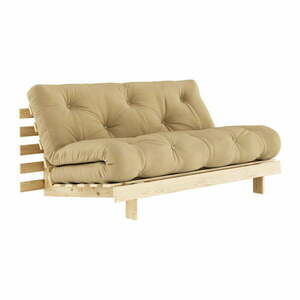 Sárga kinyitható kanapé 160 cm Roots - Karup Design kép