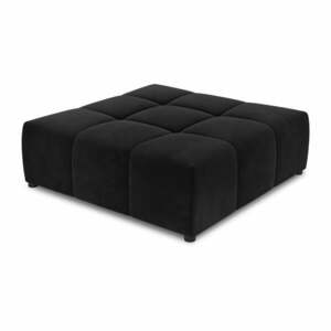 Fekete bársony kanapé modul Rome Velvet - Cosmopolitan Design kép