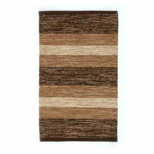 Happy barna-bézs pamut szőnyeg, 55 x 140 cm - Webtappeti kép