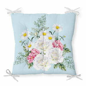 Spring Flowers pamut keverék székpárna, 40 x 40 cm - Minimalist Cushion Covers kép