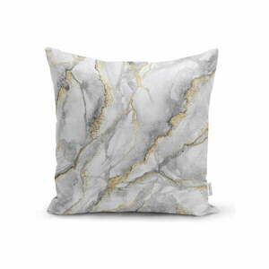 Marble With Hint Of Gold párnahuzat, 45 x 45 cm - Minimalist Cushion Covers kép