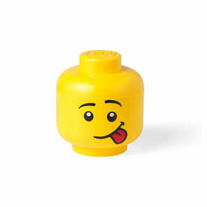 Silly sárga fejformájú tárolódoboz, ⌀ 16, 3 cm - LEGO® kép