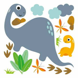 Cute Dinosaurus Stickers gyerek falmatrica - Ambiance kép