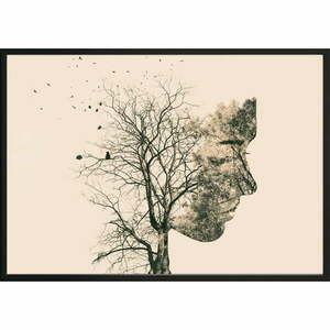 Girl Silhouette Tree plakát, 50 x 40 cm - DecoKing kép