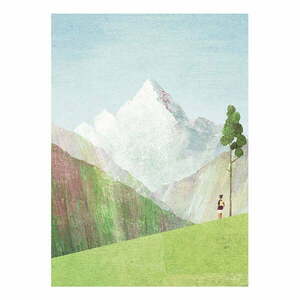 Poszter 30x40 cm Mountains - Travelposter kép