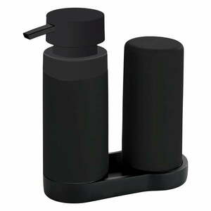 Easy Squeez-e fekete mosogatószer tartó állvány adagolóval - Wenko kép