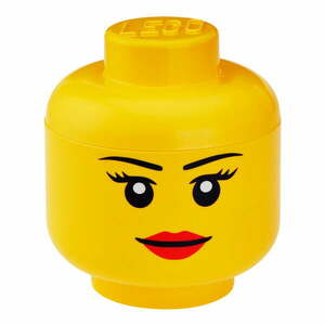 Girl minifigura fej tároló, ⌀ 16, 3 cm - LEGO® kép