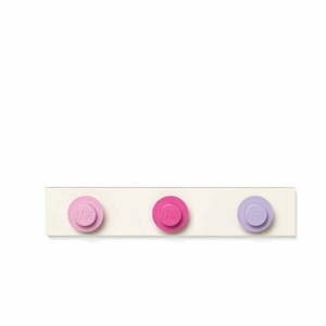 Fali fogas világos rózsaszín, sötét rózsaszín és szürke színekben - LEGO® kép