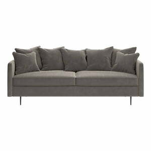 Esme bézs bársony kanapé, 214 cm - Ghado kép