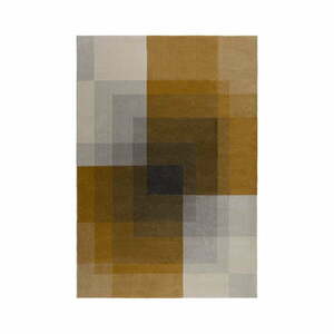 Plaza szürke-sárga szőnyeg, 120 x 170 cm - Flair Rugs kép