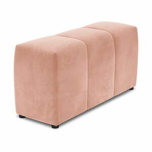 Rózsaszín bársony karfa moduláris kanapéhoz Rome Velvet - Cosmopolitan Design kép