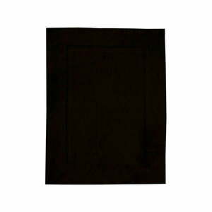 Fekete pamut fürdőszobai kilépő, 50 x 70 cm - Wenko kép