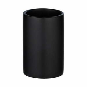 Polaris matt fekete kerámia fogkefetartó pohár - Wenko kép