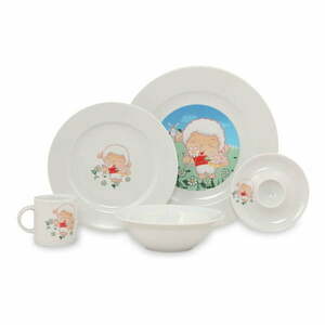 Sheep 5 db-os porcelán étkészlet gyerekeknek - Kütahya Porselen kép