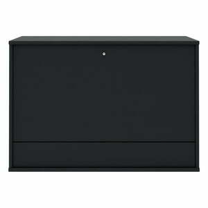 Fekete bortartó szekrény 89x61 cm Mistral 004 - Hammel Furniture kép