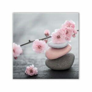 Glasspik Spa & Zen Pink Stone kép, 30 x 30 cm - Styler kép