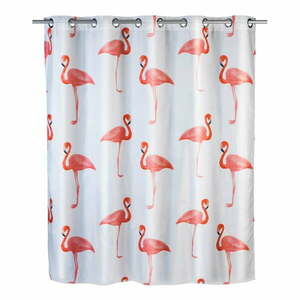 Flamingo penészálló zuhanyfüggöny, 180 x 200 cm - Wenko kép
