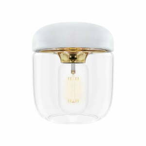 Acorn fehér lámpabúra aranyszínű foglalattal, ⌀ 14 cm - UMAGE kép