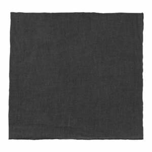 Fekete len szalvéta, 42 x 42 cm - Blomus kép